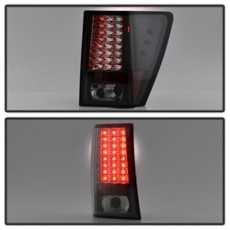 Feux arrière à LED Spyder Jeep Grand Cherokee 07-10 Noir ALT-YD-JGC07-LED-BK