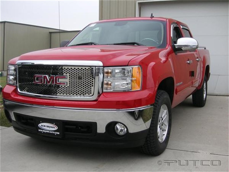 Grilles en acier inoxydable perforées Putco 07-13 GMC Sierra LD