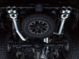 AWE Tuning 22-23 GMC Sierra 1500 AT4X 6.2L 0FG Catback Split Dual (pare-chocs plat) - Embouts chromés argentés