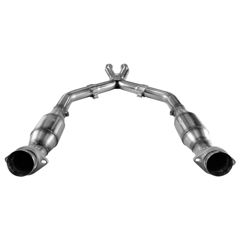 Kooks 05-10 Ford Mustang GT 4.6L 3V Auto/Manual 3in x 2 1/2in OEM Exhaust GREEN Cat X Pipe