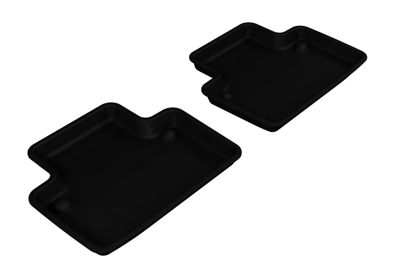 3D MAXpider 2003-2014 Volvo XC90 Kagu 2nd Row Floormats - Black