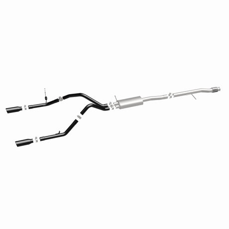 Cat-Back MagnaFlow SYS 4 pouces noir à double embout arrière divisé 14-15 Chevy Silverado/GMC Sierra 4,3 L-5,3 L
