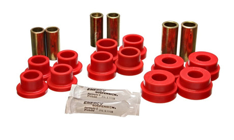 Ensemble de bagues de bras de suspension avant rouges Energy Suspension 64-75 BMW 2002