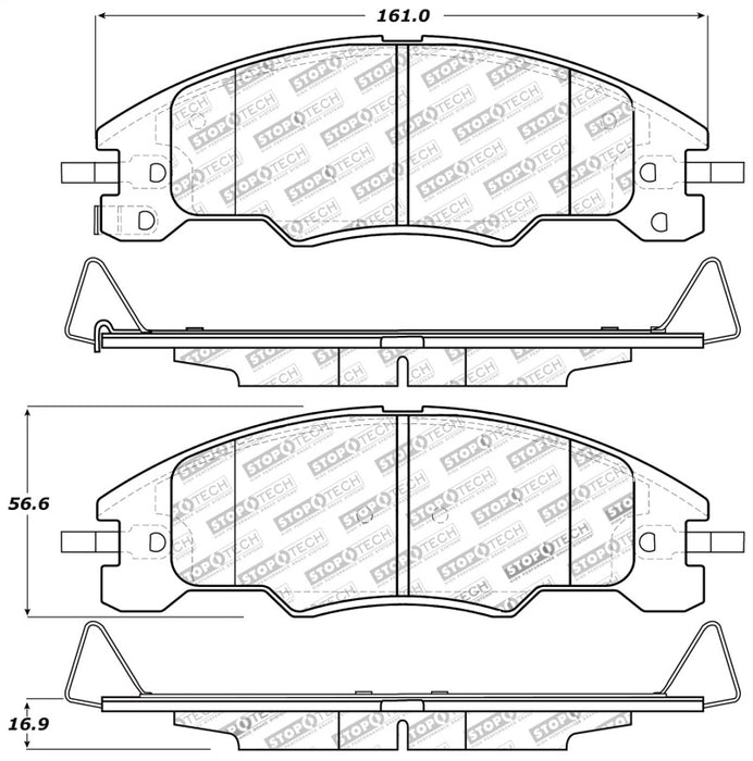 Plaquettes de frein StopTech Performance