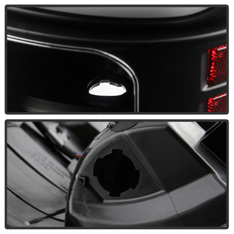Feux arrière à DEL pour Dodge Ram 2013-2014 Spyder - Tout noir ALT-YD-DRAM13V2-LED-BKV2