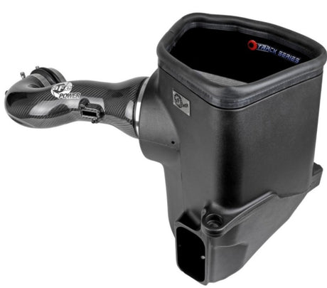 Système d'admission d'air froid en fibre de carbone aFe 19-21 pour camions GM 5,3 L/6,2 L Track Series avec filtres Pro Dry S