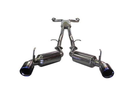 Échappement Cat-Back double SS 60 mm Injen 09-20 Nissan 370Z avec tuyau en X résonant intégré