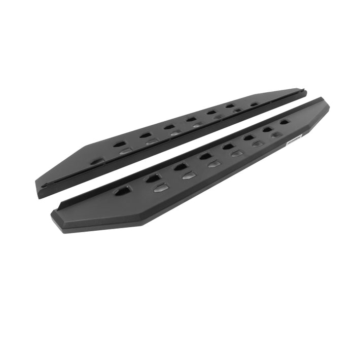 Go Rhino RB20 Slim Running Boards 57in. Cab Length - Tex. Blk (No Drill/Mounting Brackets Req.)