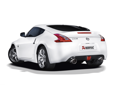 Ligne Slip-On Akrapovic 09-17 Nissan 370Z (SS) (embouts requis)
