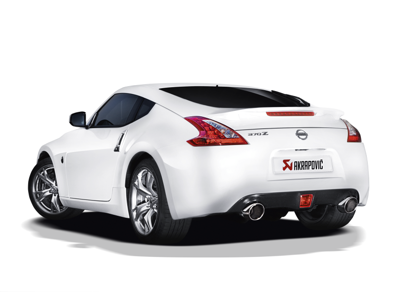 Ligne Slip-On Akrapovic 09-17 Nissan 370Z (SS) (embouts requis)