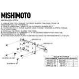 Déplacement de la plaque d'immatriculation du pare-chocs en plastique Mishimoto 2021+ Ford Bronco