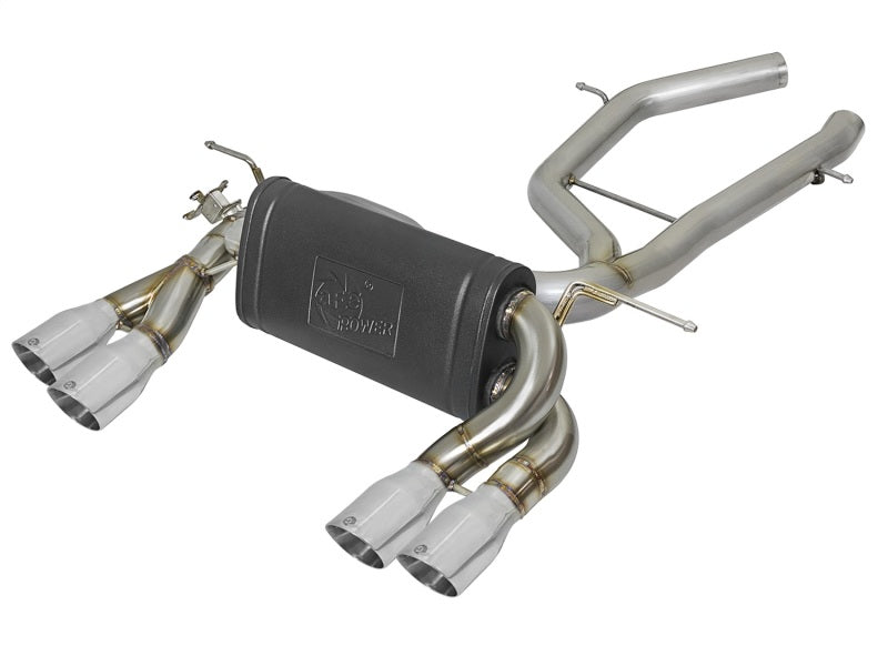 Échappement arrière aFe MACH Force-Xp 2-1/2 po SS avec embouts polis 15+ BMW M3/M4 (F80/F82) L6 3.0L (tt)