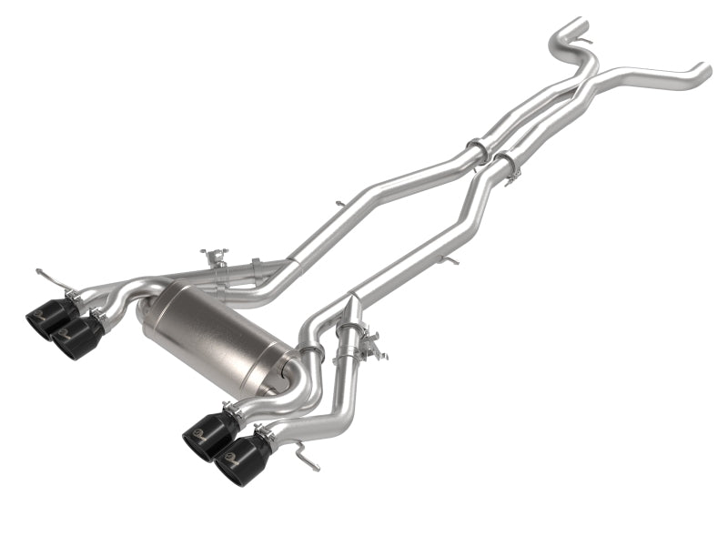 aFe MACHForce XP Exhausts Cat-Back SS 21 BMW M2 Competition L6-3.0L w/Black Tips