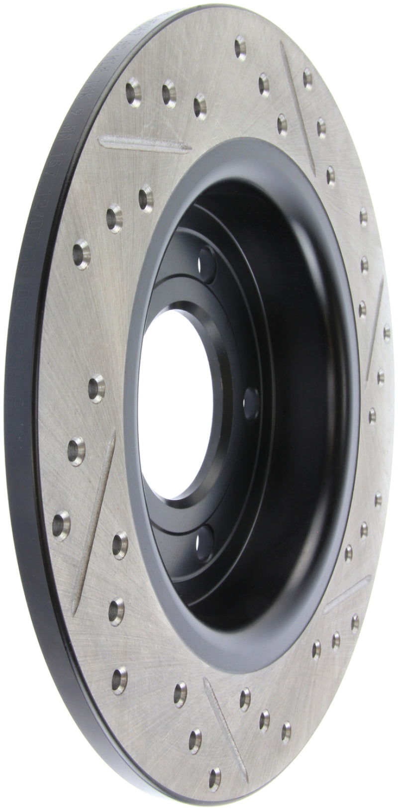 Rotor arrière droit fendu et percé StopTech pour Mazda3 04-10