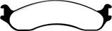 Plaquettes de frein avant EBC 98-03 Dodge B250 B2500 Cargo 2500 Van 3/4 tonne Yellowstuff