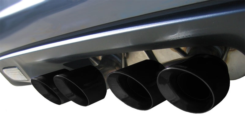 Corsa 06-13 Chevrolet Corvette C6 Z06 7.0L V8 Black Sport Cat-Back Exhaust