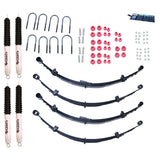 Kit de levage Rugged Ridge 4 pouces avec amortisseurs 76-86 Jeep CJ