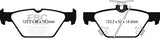 Plaquettes de frein arrière Redstuff EBC 15-17 pour Subaru Legacy 2,5 L/3,6 L