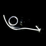 Phares de projecteur ANZO 2012-2013 Toyota Camry avec halo noir