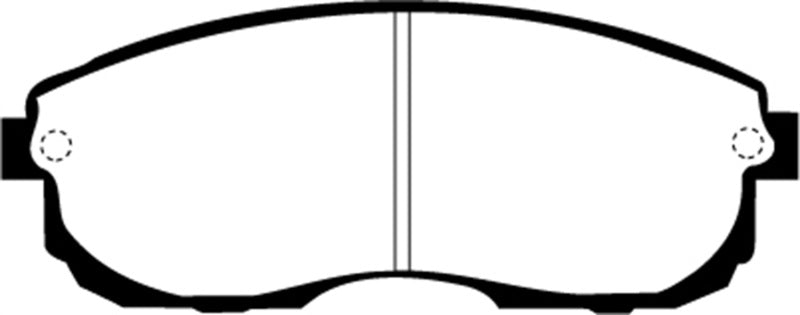 Plaquettes de frein avant EBC 99-01 Infiniti G20 2.0 Yellowstuff