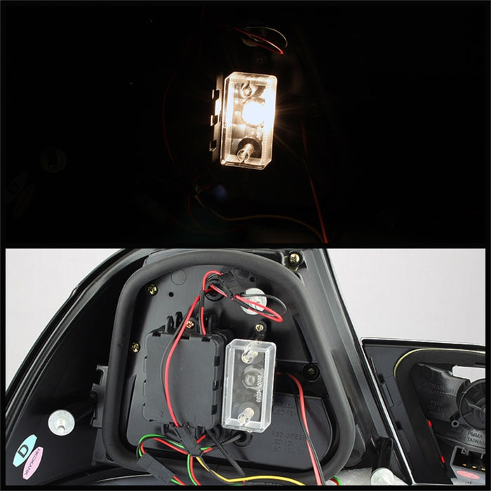 Barre lumineuse LED Spyder pour BMW E46 00-03 2 portes Coupé Feux arrière Rouge Clair ALT-YD-BE4600-LBLED-RC