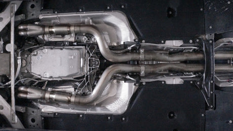 Collecteurs de 2 po pour berline Cadillac CTS-V 2016-18 en acier inoxydable, primaires de 2 po, câbles cathodiques de 3 po dans le tuyau en X