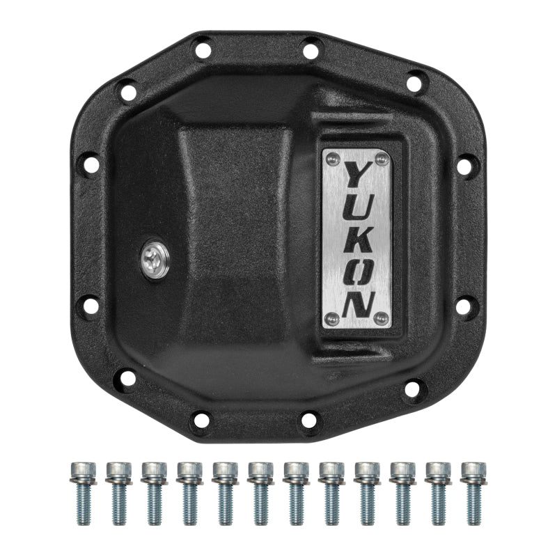 Couvercle en fonte nodulaire Yukon Hardcore pour Jeep Wrangler JL 2018, avant Dana 30