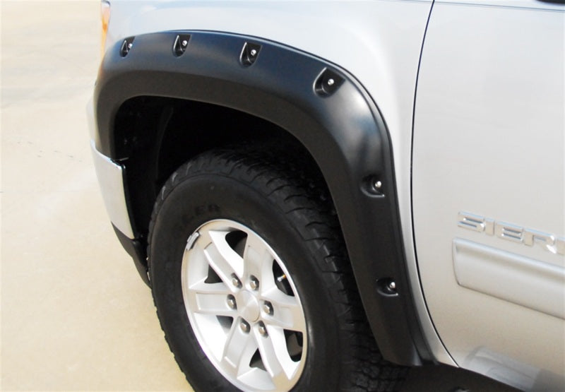 Lund 07-13 GMC Sierra 1500 RX-Rivet Style Textured Elite Series Fender Flares - Black (4 Pc.)