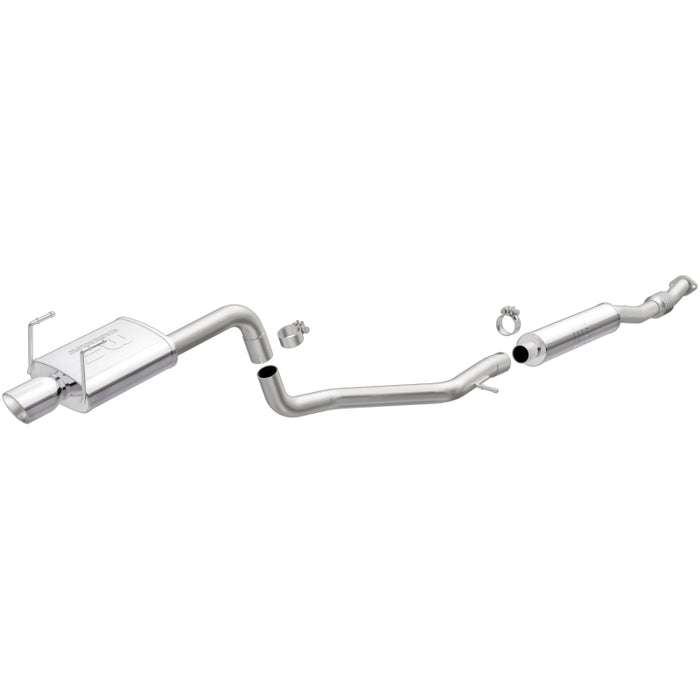 Échappement Catback SS MagnaFlow 12 Fiat 500 L4 1,4 L simple ligne droite D/S avec sortie arrière