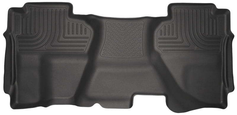 Revêtements de sol noirs pour 2e siège Husky Liners 07-13 Chevrolet Silverado 1500 Ext Cab WeatherBeater