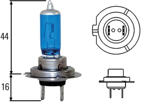 Ampoules Hella Optilux H7 100W XB Extreme Blue (paire)
