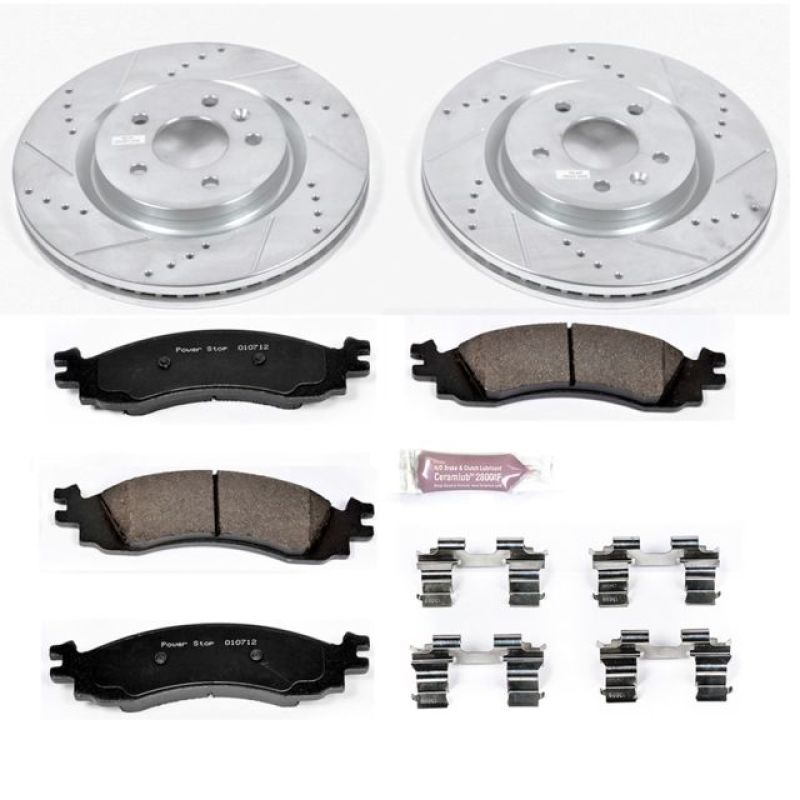 Kit de freins sport Power Stop 11-12 pour Ford Taurus Z23 Evolution avant
