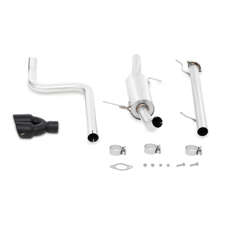 Échappement Cat-Back en acier inoxydable Mishimoto 14-16 Ford Fiesta ST 1,6 L 2,5 pouces avec embouts noirs