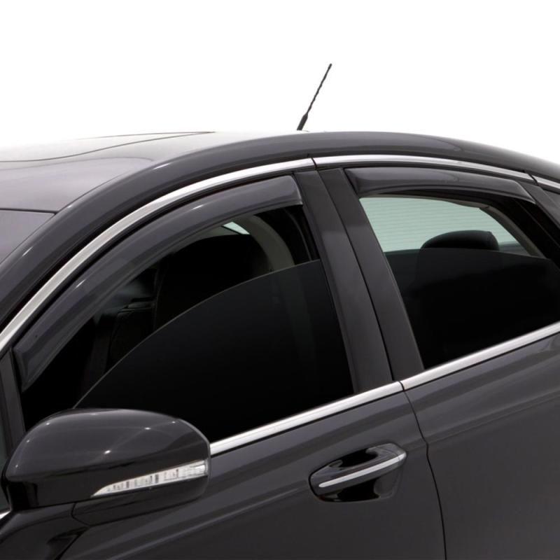 AVS 10-18 Toyota 4Runner Ventvisor In-Channel Front & Rear Window Deflectors 4pc - Smoke