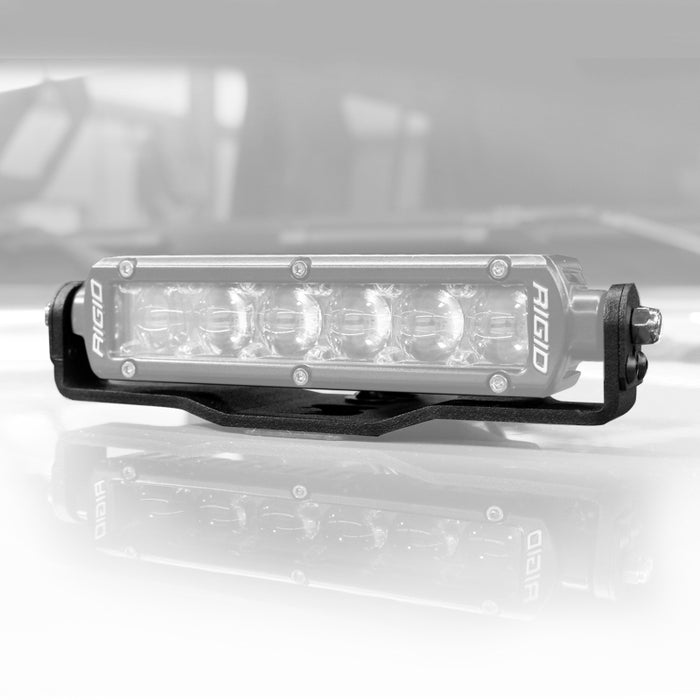 Support d'éclairage Go Rhino 18-20 Jeep Wrangler JL/JLU/Gladiator JT - Deux rangées simples de 6 pouces