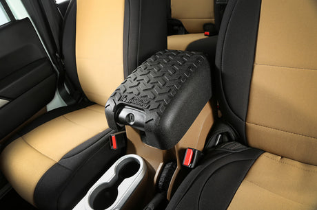 Housse de protection pour console centrale Rugged Ridge noire pour Jeep Wrangler JK 11-18