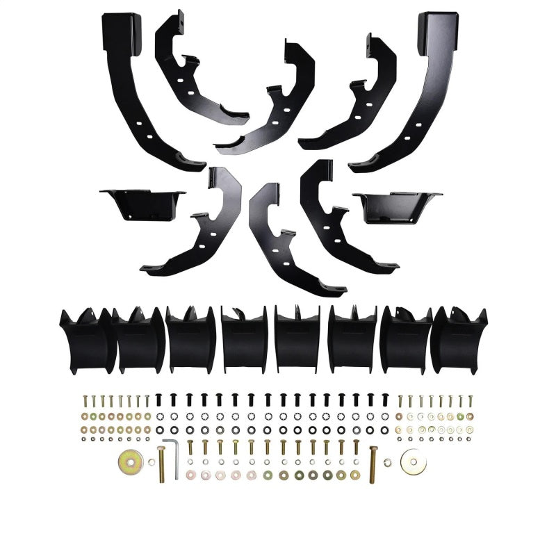 Westin 2019 Chevrolet Silverado Double Cab avec lit de 6,5 po PRO TRAXX 5 W2W Barres de marchepied ovales Nerf - Noir