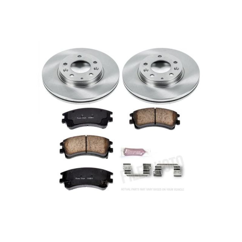 Kit de freins avant Power Stop Autospecialty pour Mazda 6 03-05