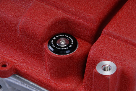 Quincaillerie de couvercle de soupape à profil bas anodisé noir Skunk2 Honda/Acura série B VTEC