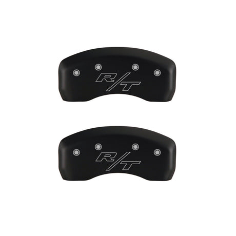 MGP 4 Caliper Covers Engraved Front & Rear Vintage Style/RT Red finish silver ch