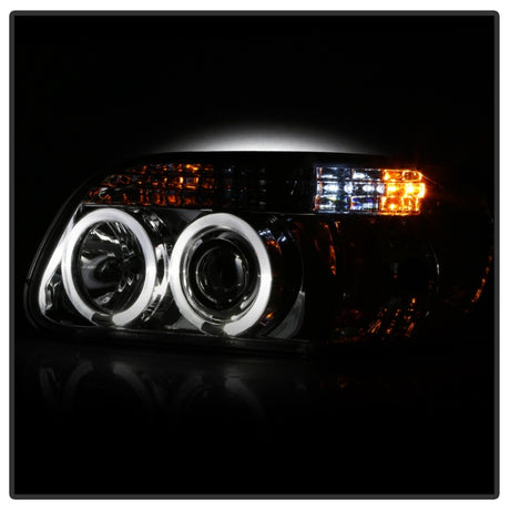 Phares de projecteur Spyder Ford Explorer 95-01 1PC LED Halo Chrm PRO-YD-FEXP95-HL-1PC-C