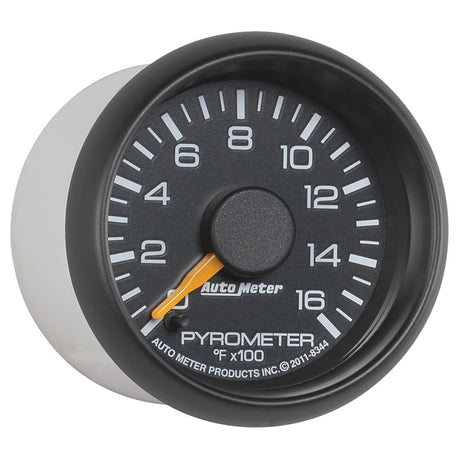 Jauge pyromètre électrique (EGT) Autometer Factory Match GM 2-1/16 po 1 600 degrés