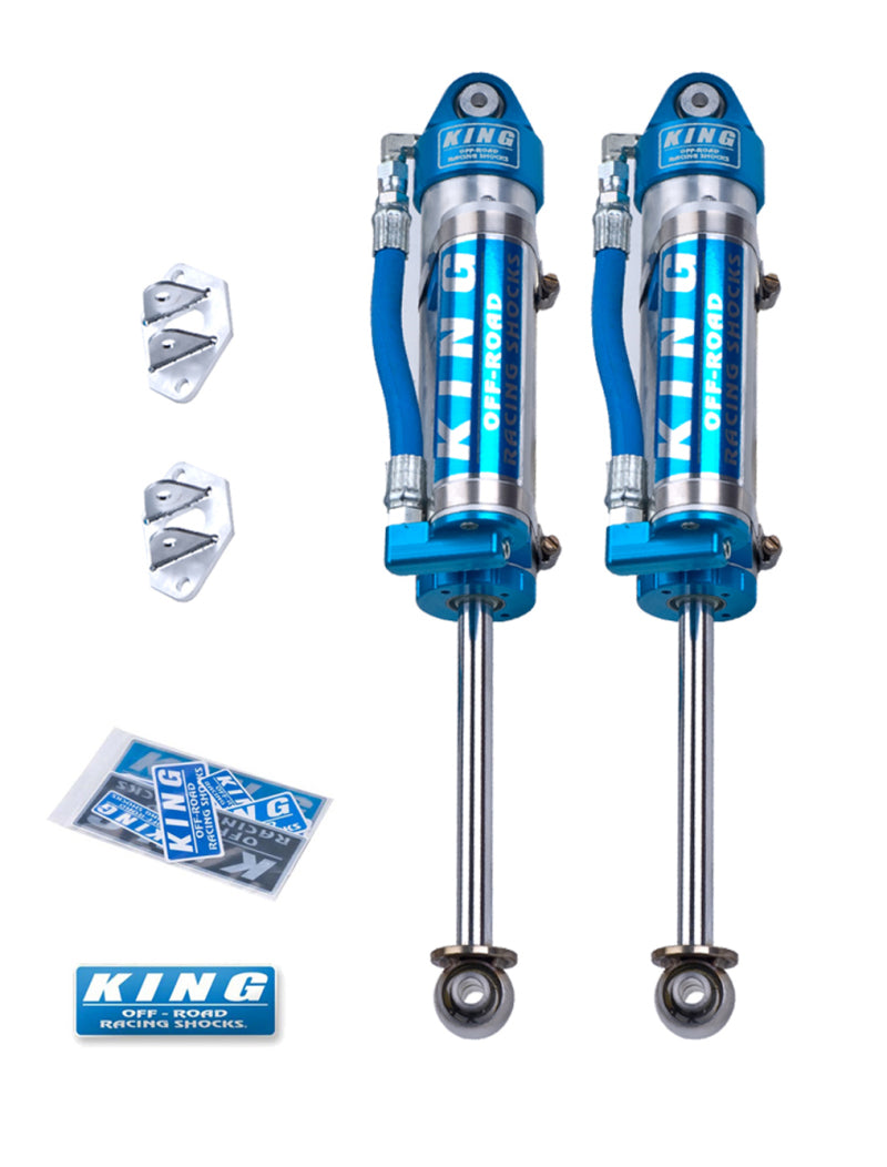 Amortisseurs arrière King Shocks 07-18 Jeep Wrangler JK 2,5 Dia Piggy Hose Res 0-2in Lift (paire)