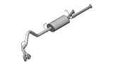 Corsa 07-08 Toyota Tundra Double Cab/Crew Max 5.7L V8 Sport C/B Sortie latérale simple Double embouts noirs Échappement