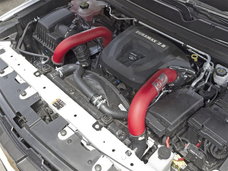 Tubes de refroidisseur intermédiaire rouges aFe BladeRunner 2016 GM Colorado/Canyon I4-2,8 L (td)