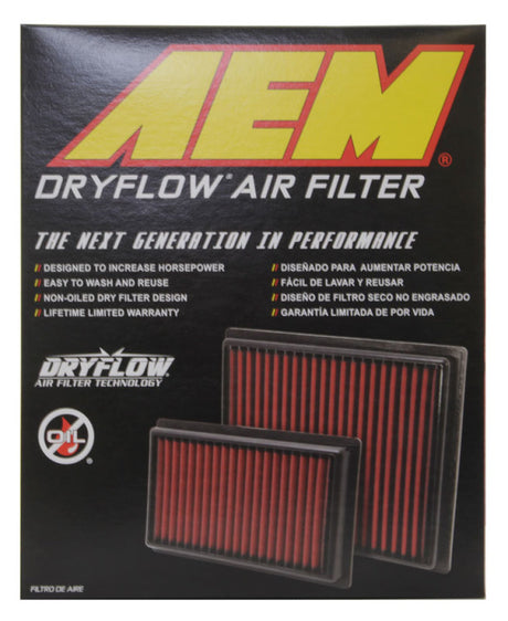 Filtre à air DryFlow AEM 12-20 pour Chevrolet Malibu 1,5 L/1,8 L/2,0 L