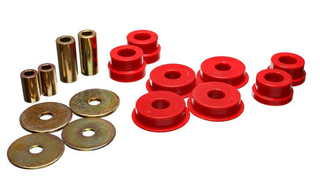 Ensemble de bagues de différentiel arrière / barre de moustache rouge pour Mitsubishi Lancer EVO 8 03-05 Energy Suspension