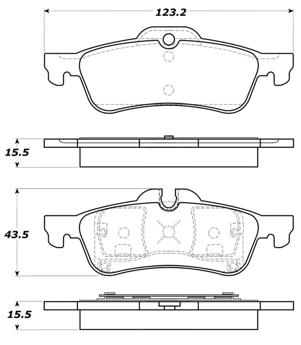 Plaquettes de frein arrière StopTech Street Touring 02-06 Mini