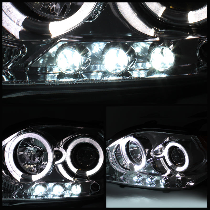 Phares de projecteur Spyder Scion TC 08-10 Halo LED - LED remplaçables Smke PRO-YD-TTC08-HL-SM