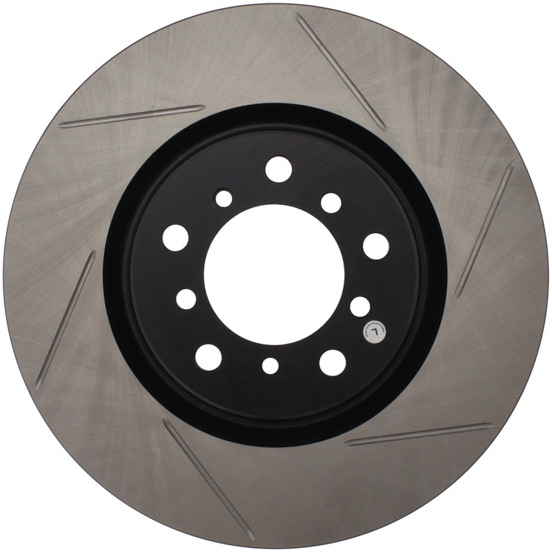 Rotor fendu avant gauche StopTech Power Slot pour BMW (E46)